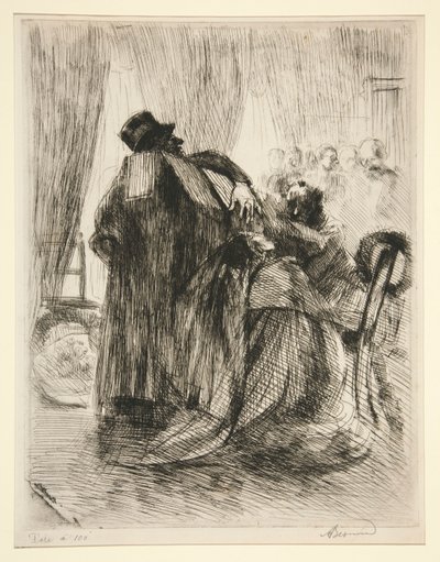 De Rouw door Albert Besnard