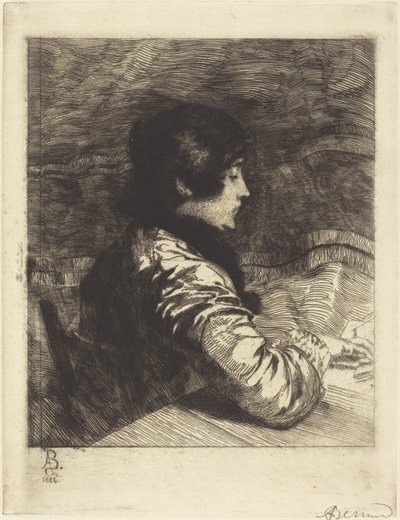 Madame Besnard door Albert Besnard