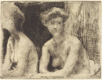Naakte Vrouw bij een Spiegel (Femme Nue Auprès d