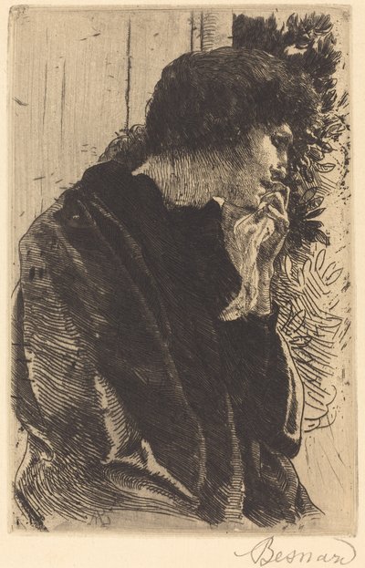 Verdriet (Tristesse) door Albert Besnard