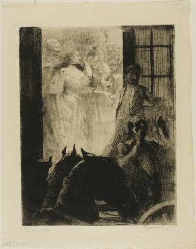 Sociaal succes, plaat zeven van Woman door Albert Besnard