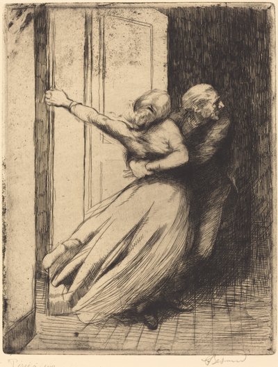 De Verkrachting (Le Viol) door Albert Besnard