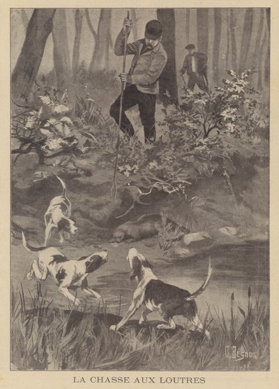 Otters jagen door Albert Besnou