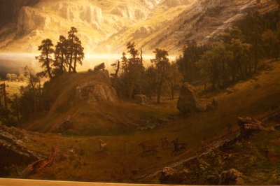 Een storm in de Rocky Mountains, Mt. Rosalie door Albert Bierstadt