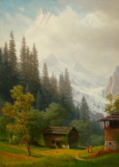 Alpenlandschap door Albert Bierstadt