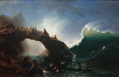 Faeralloneiland door Albert Bierstadt
