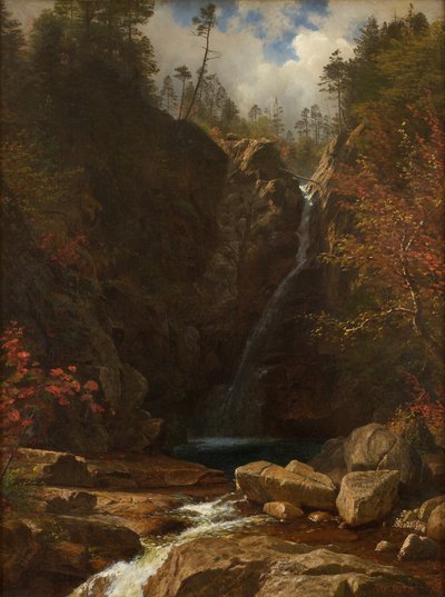 Glen Ellis watervallen door Albert Bierstadt