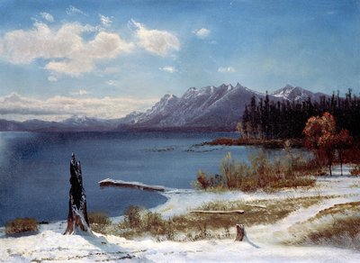 Meer van Tahoe door Albert Bierstadt