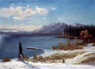 Lake Tahoe door Albert Bierstadt