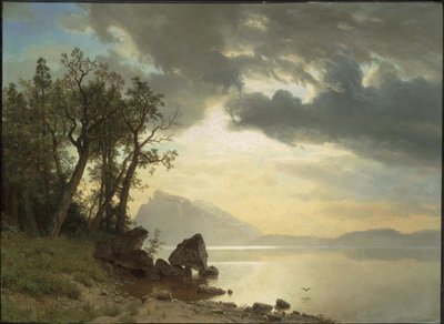 Lake Tahoe, Californië door Albert Bierstadt