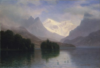 Berglandschap door Albert Bierstadt