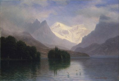 Berglandschap door Albert Bierstadt
