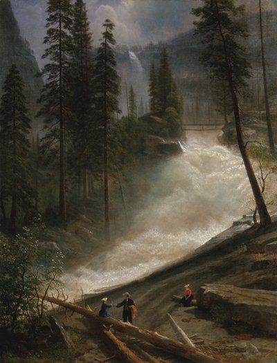 Nevada watervallen, Yosemite door Albert Bierstadt