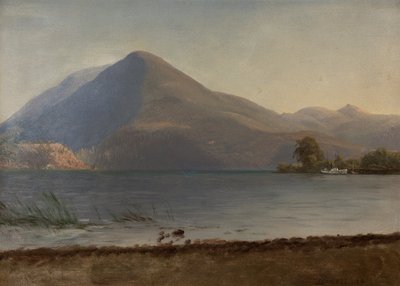 Op de Hudson door Albert Bierstadt