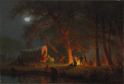 Oregon Trail door Albert Bierstadt