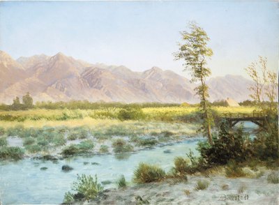 Westers Landschap door Albert Bierstadt