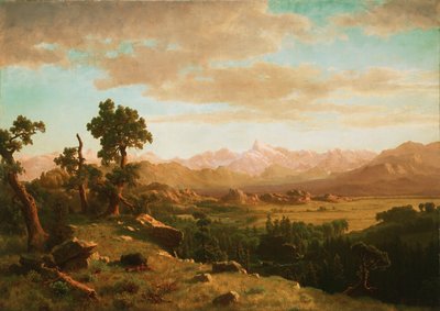 Wind Rivier Land door Albert Bierstadt