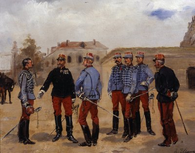 Jagers van Afrika door Albert Bligny