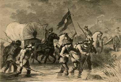 Terugtocht van Lee na de Slag bij Gettysburg, 1878 door Albert Bobbett