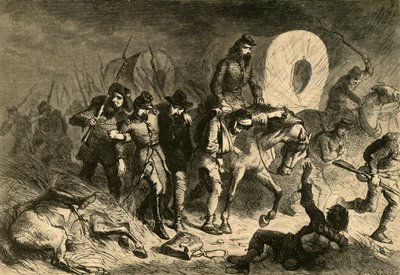 Terugtocht van de Confederates van Shiloh door Albert Bobbett