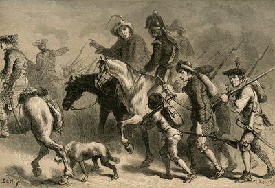 Opstand van de New England Yeomanry, 1877 door Albert Bobbett