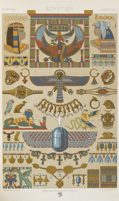 Egyptisch, plaat 4 uit 