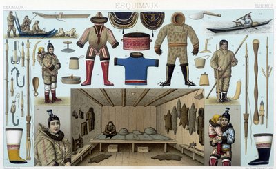 Illustratie door A. Racinet (1872). door Albert Charles August Racinet