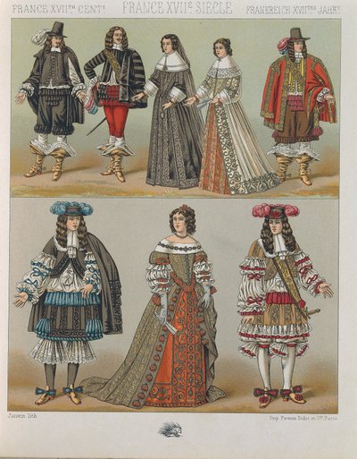 Le Costume Historique door Auguste Racinet, Deel V door Albert Charles August Racinet