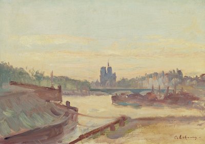 Notre Dame de Paris door Albert Charles Lebourg