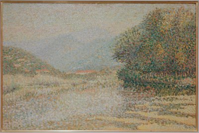Landschap door Albert Dubois Pillet
