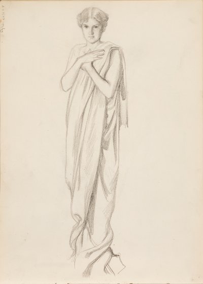 Aino Ackté als Alcestis, schets door Albert Edelfelt
