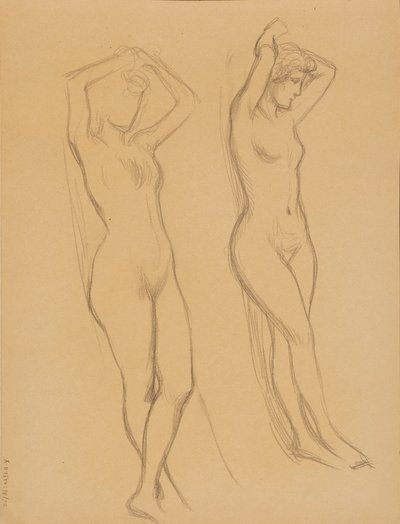 Naakt door Albert Edelfelt