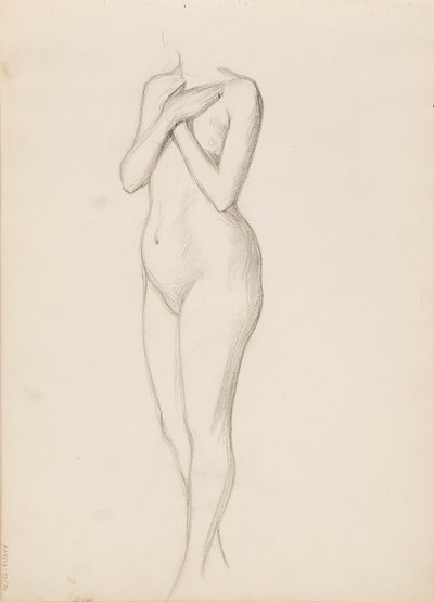 Naakt door Albert Edelfelt