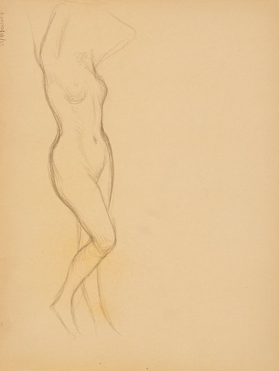 Naakt door Albert Edelfelt