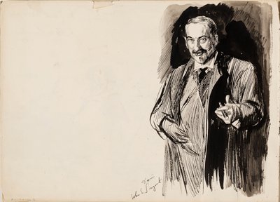 Asher Wertheimer naar John S. Sargent door Albert Edelfelt