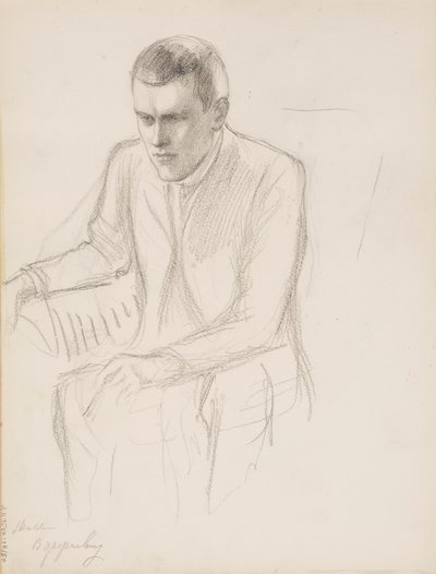 Bertel Gripenberg door Albert Edelfelt