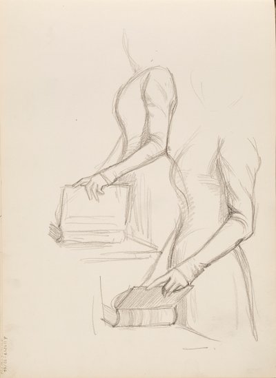 Camille Vallery-Radot, schets voor portret door Albert Edelfelt