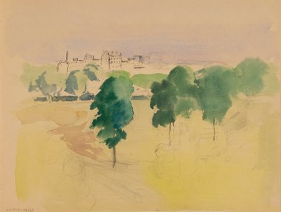 Stadsgezicht door Albert Edelfelt