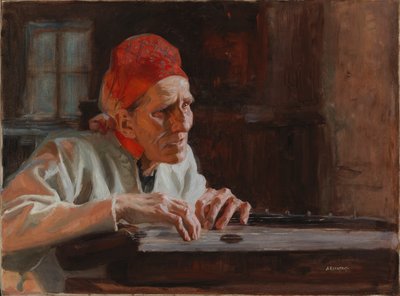 De klaagzangen van Larin Paraske door Albert Edelfelt
