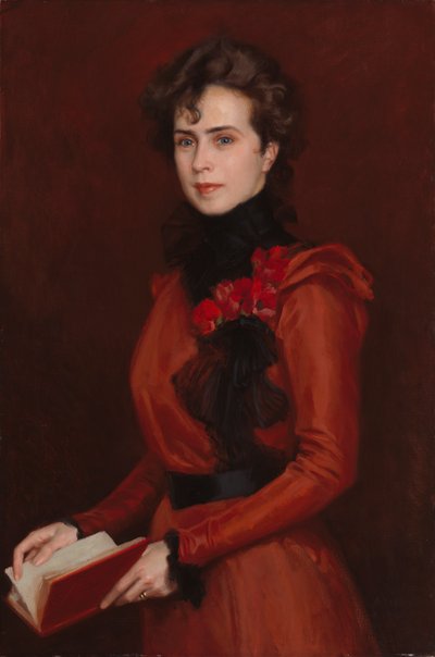 Portret van Signe Kolster door Albert Edelfelt