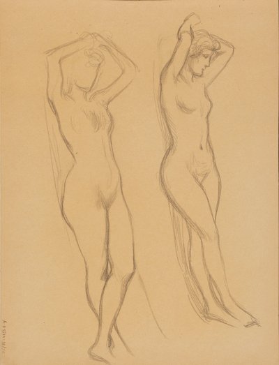 Naakt door Albert Edelfelt