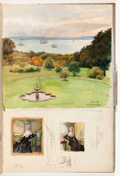 Zonder titel door Albert Edelfelt