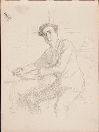 Zonder titel door Albert Edelfelt