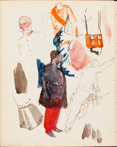 Zonder titel door Albert Edelfelt