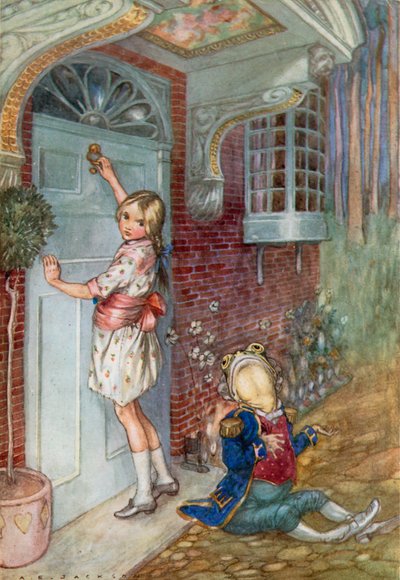 Illustratie voor Alice in Wonderland door Albert Edward Jackson