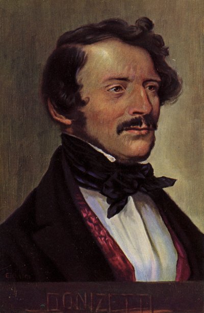 Gaetano Donizetti, Italiaanse componist (1797-1848) door Albert Eichhorn