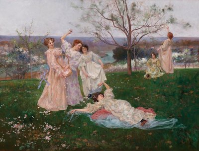 Lentebloemen door Albert Emile Artigue