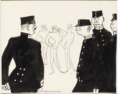 De sergeant: "Scheld niet zo verdomme" door Albert Engstrom
