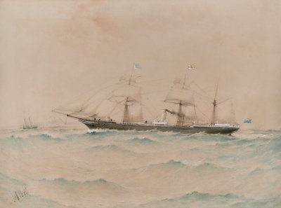 Afrikaanse Koninklijke Poststoomboot, Lagos, Dyson Weston Commandant door Albert Ernest Markes