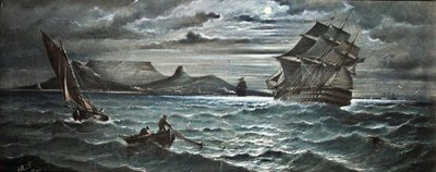 Maanlicht, Kaapstad door Albert Ernest Markes